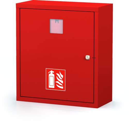 Interior cabinets for fire extinguishers 560 x 500 x 220